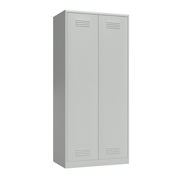 Шкаф для уборочного хозинвентаря светло-серый (RAL 7035)