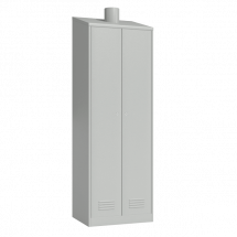 Шкаф для одежды вентилируемый с наклонной крышей