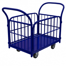 Тележка платформенная с трубчатыми бортами ТБ 2