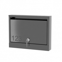 Почтовый ящик из нержавеющей стали серии Слим 1x1