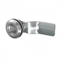 Щитовой замок с изогнутым ригелем