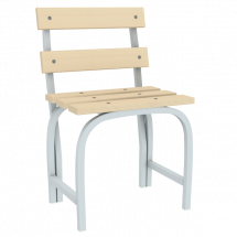 Скамья гардеробная со спинкой 500