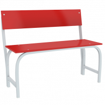 Скамья гардеробная со спинкой 1000 ЛДСП