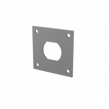 Пластина для установки замков на мебель из ДСП