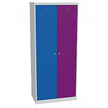 Металлический цветной шкаф для одежды артикул 22899 Металлический цветной шкаф для одежды артикул 22899